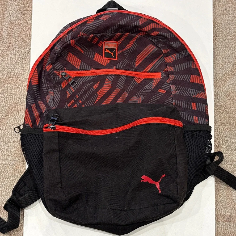 Puma Backpack in Red and Black